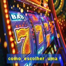 como escolher uma boa cartela de bingo